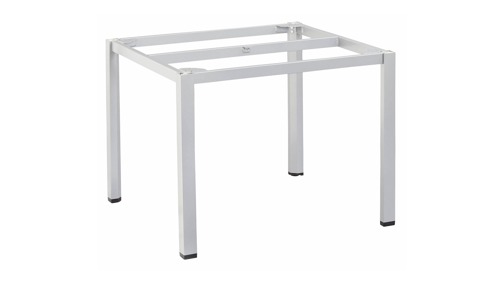 Table frame 95x95x72 cm, silver