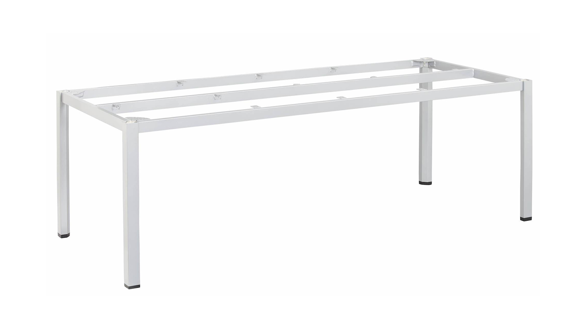 Table frame 220x95x72 cm, silver