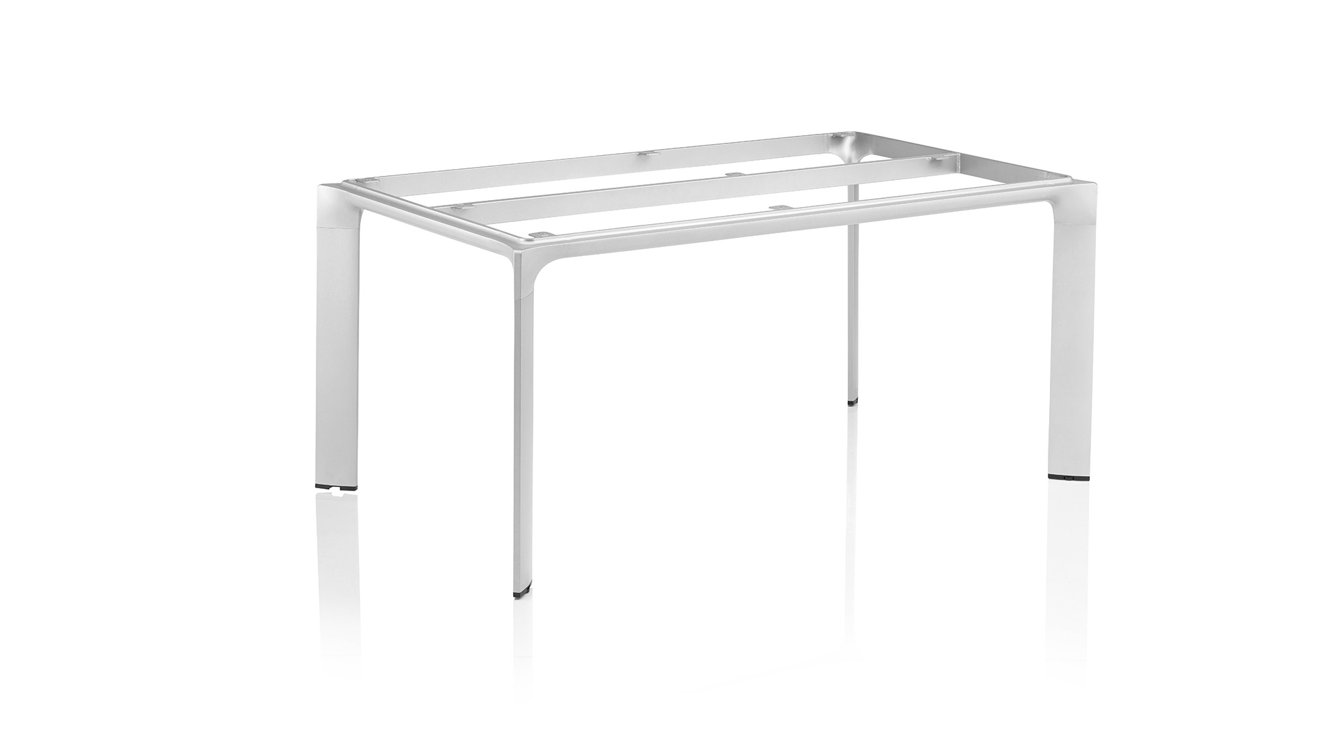 Table frame 180x95 cm, silver