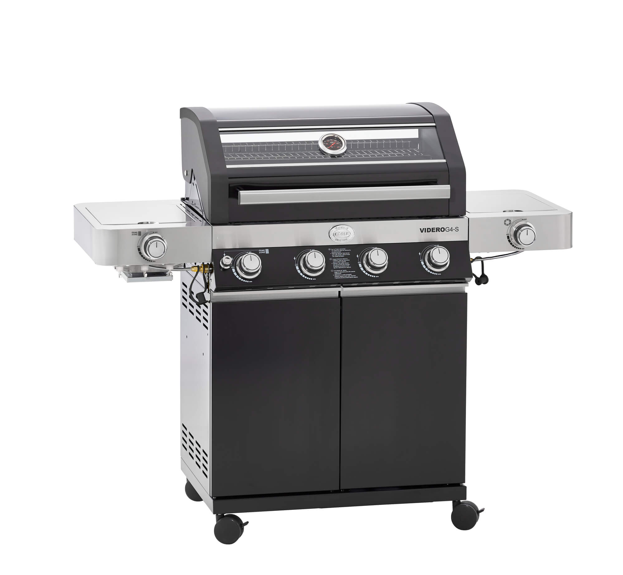 BBQ station Videro G4-S Vario+ black 50mbar