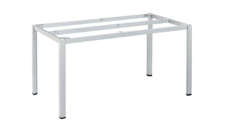 Table frame 140x70x72 cm, silver