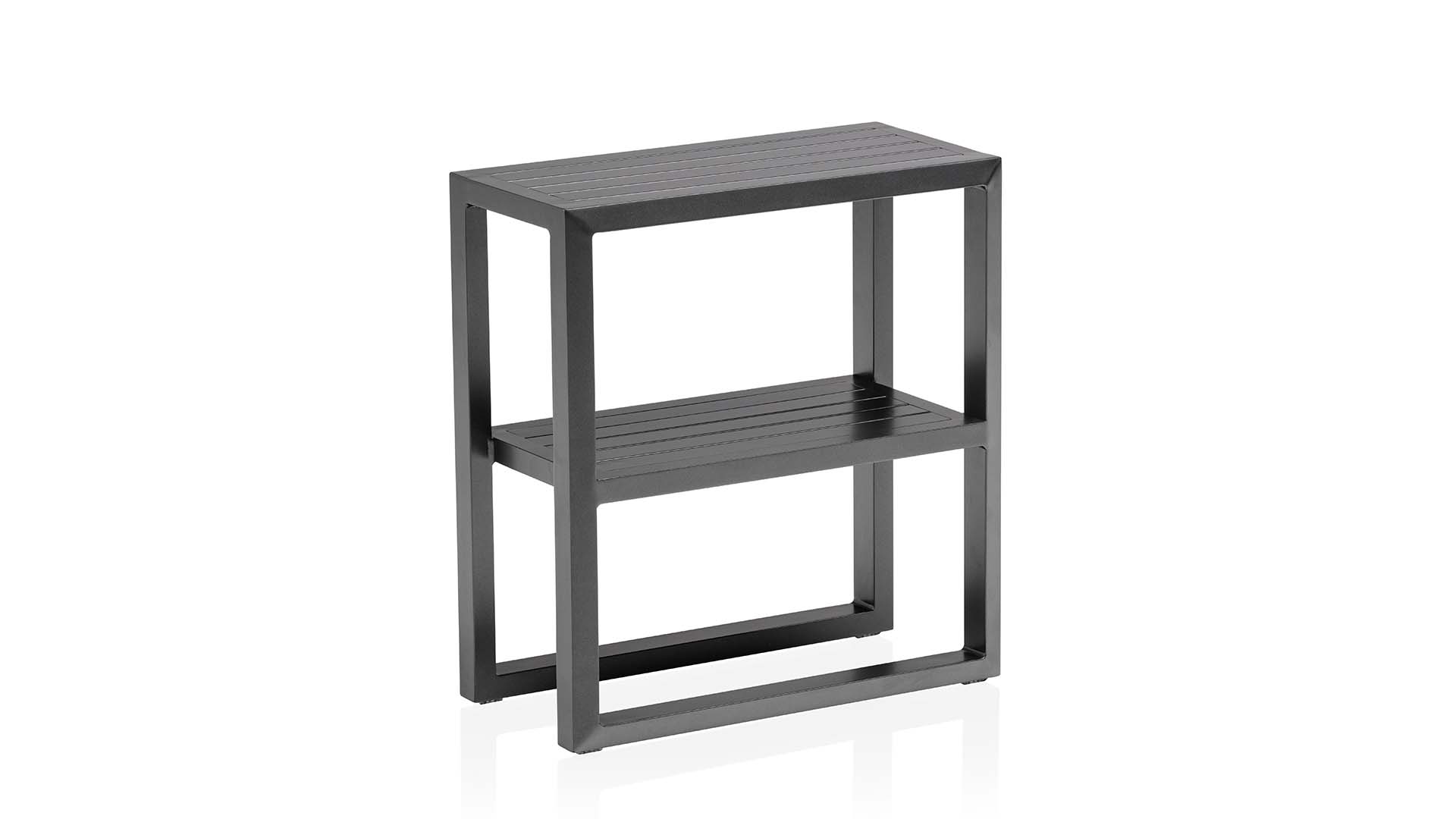 Shelf with 2 shelves, anthracite