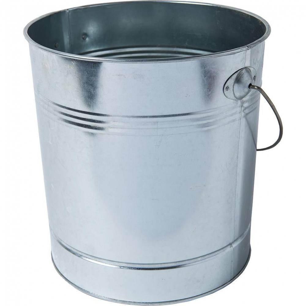 PELLET STORAGE BUCKET, METAL