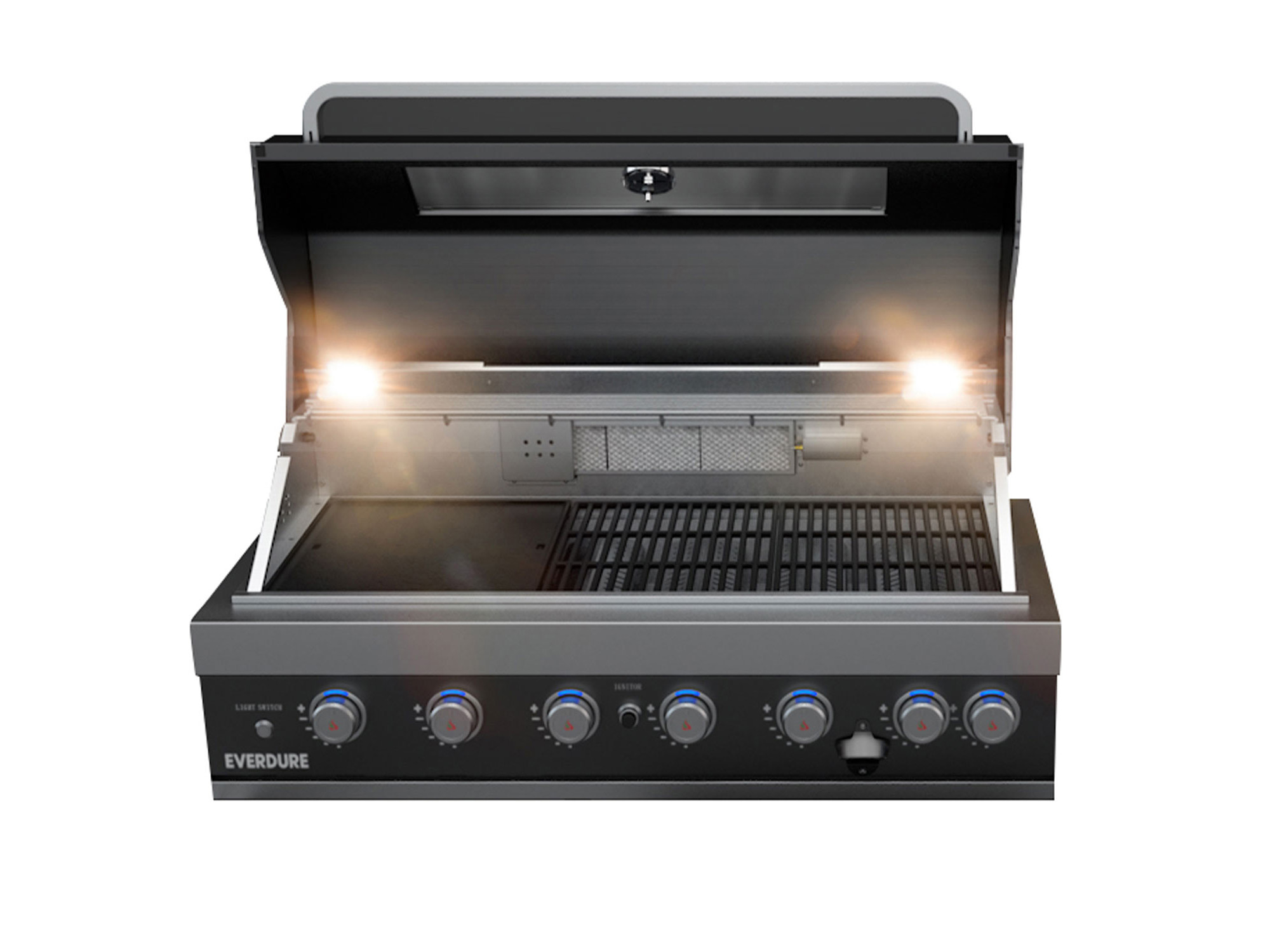 6+1 burner gas grill made of 304 stainless steel