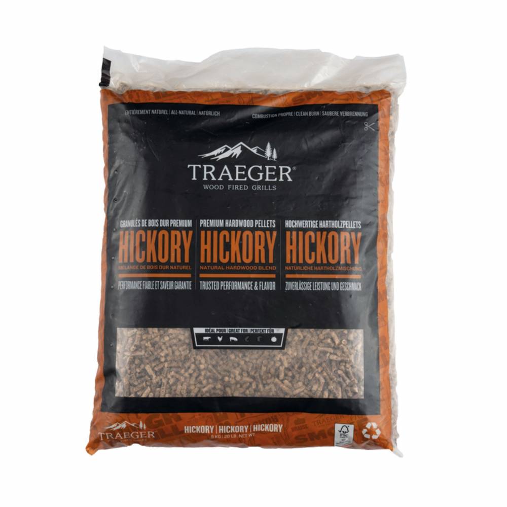 Traeger Hardwood Pellets Hickory FSC 9kg Bag