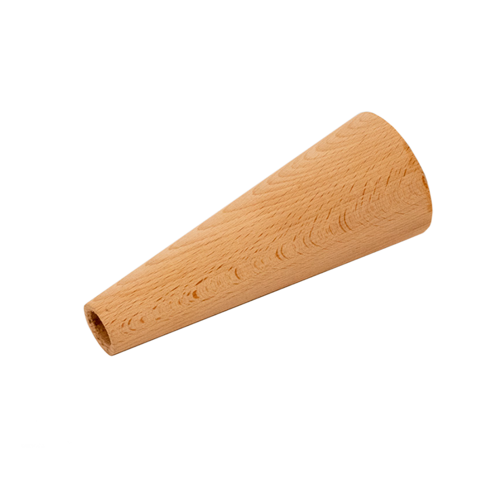 FeuerTüte - beech wood roll pointed : until Durchm