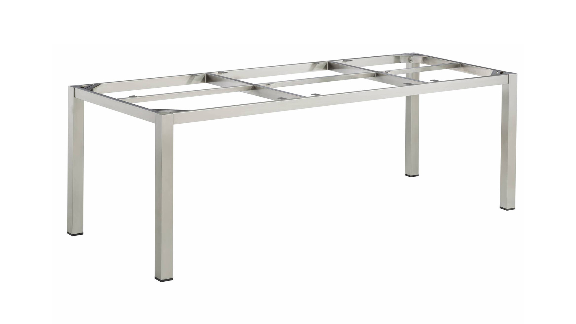 Table frame 220x95x72 cm, stainless steel