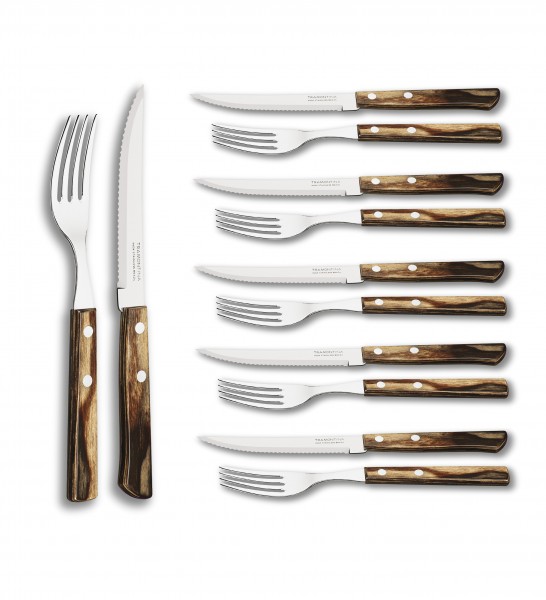 12 pcs. Steak/pizza cutlery set