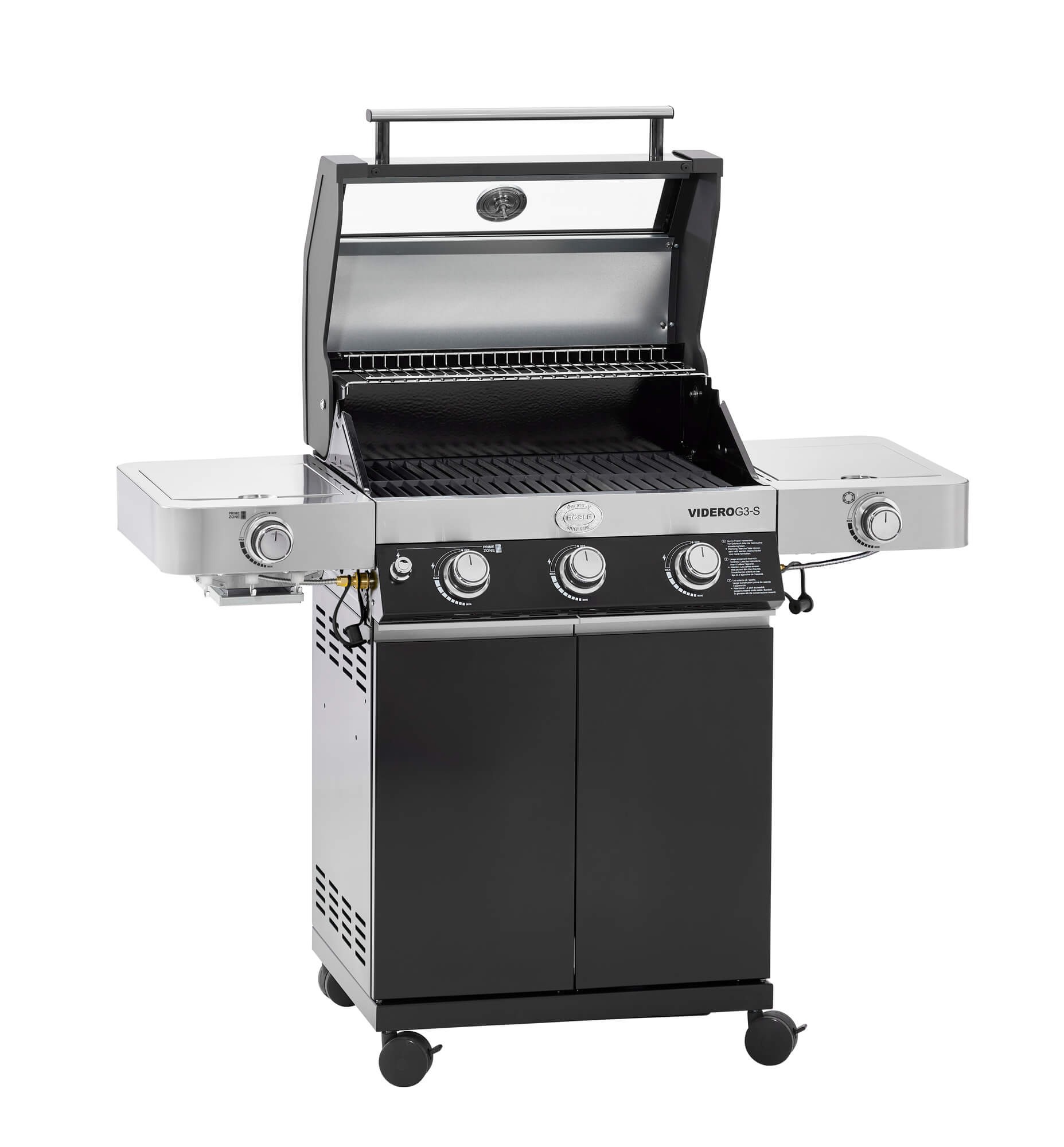 BBQ station Videro G3-S Vario+ black 50mbar