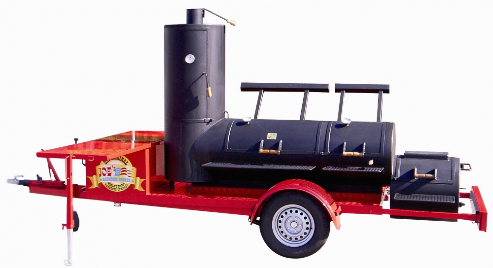 24" Chuckwagon Catering Smoker Trailer