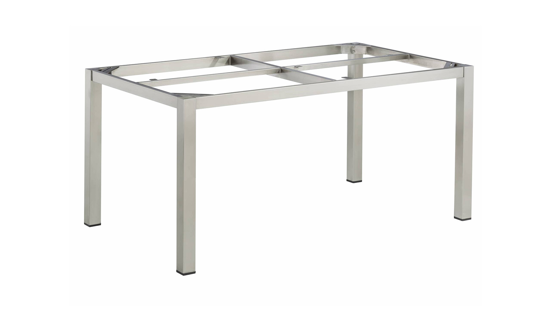 Table frame 160x95x72 cm, stainless steel