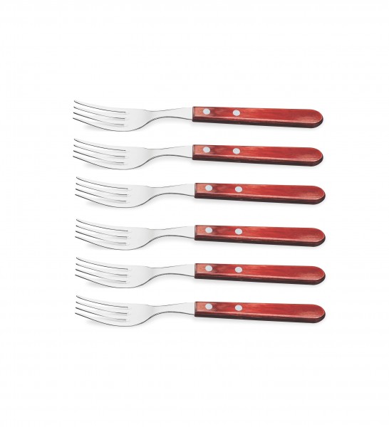 6 pcs. Steak fork set "Gaucho"