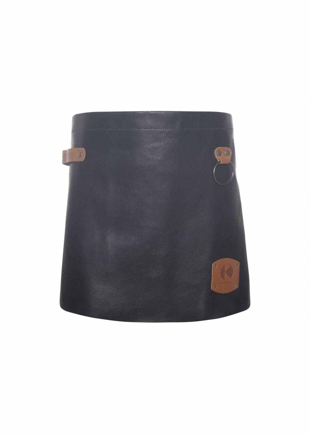 Leather apron (pre-binder) Black