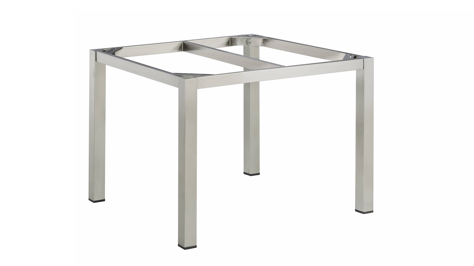 Table frame 95x95x72 cm, stainless steel