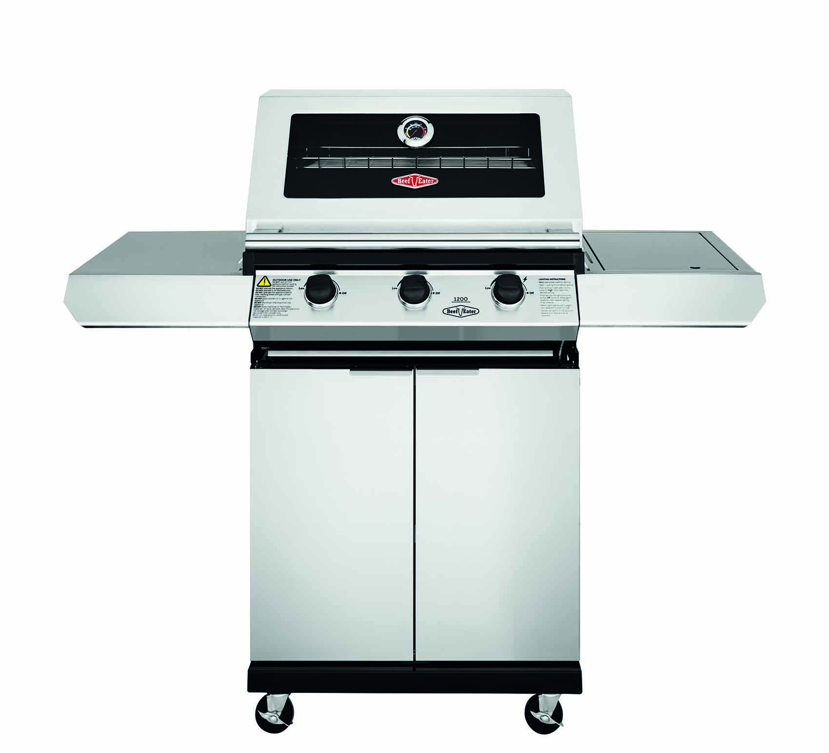 Beefeater 1200S Series - 3 burner grill trolley in