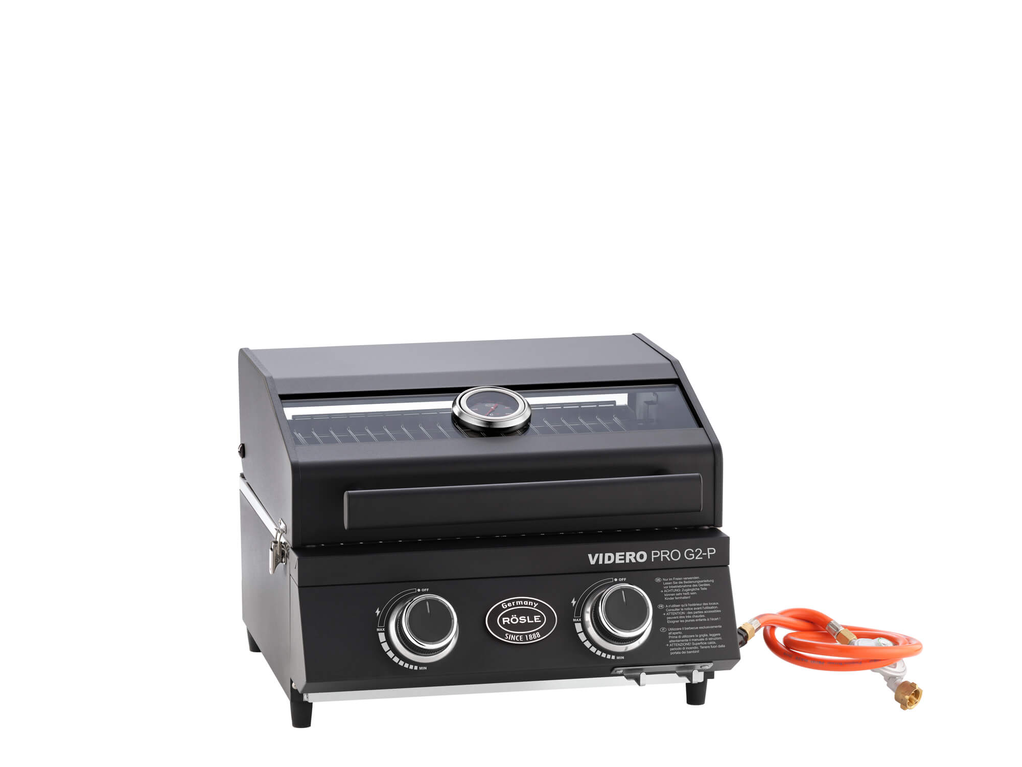Gas Grill BBQ-Portable Videro G2-P 50 mBar