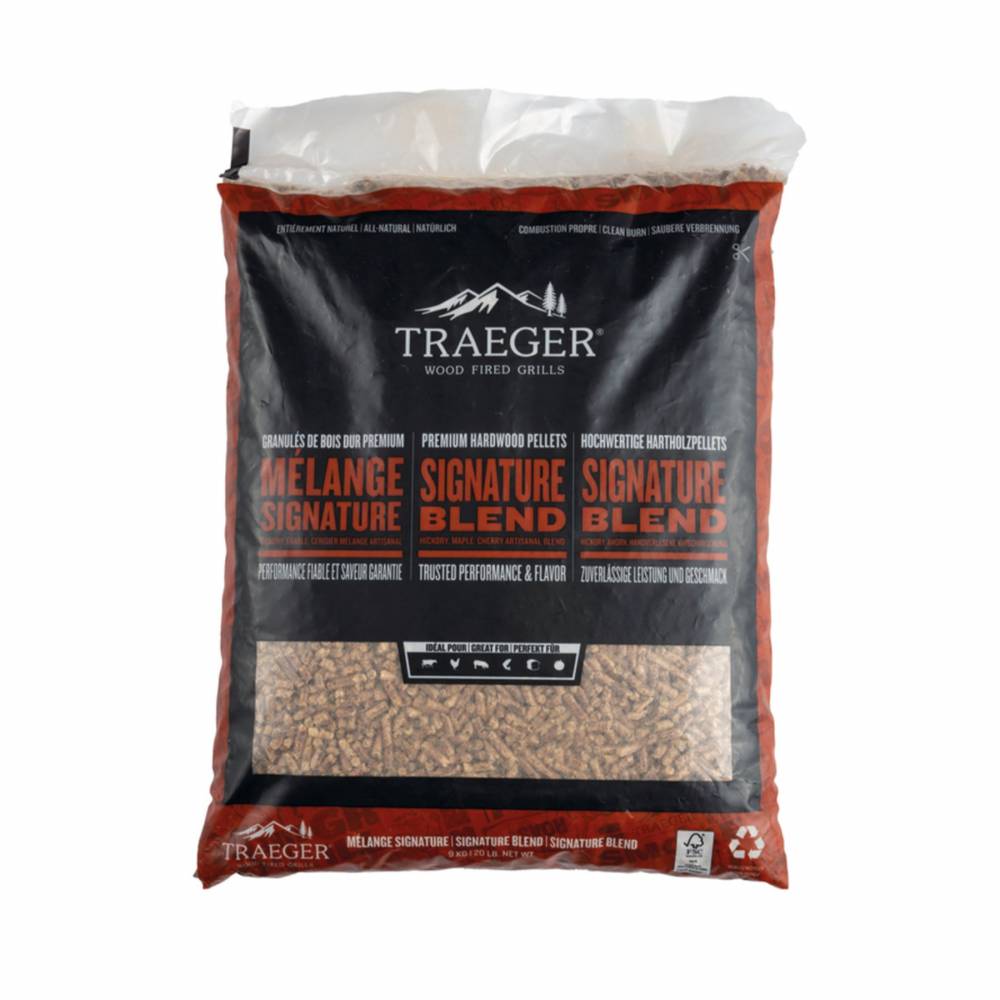 TRAEGER Hardwood Pellets Signature Blend FSC 9kg