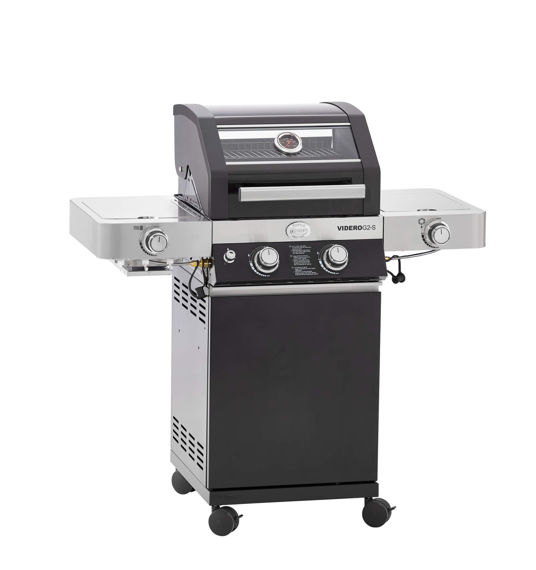 BBQ station Videro G2-S Vario+ black 50mbar