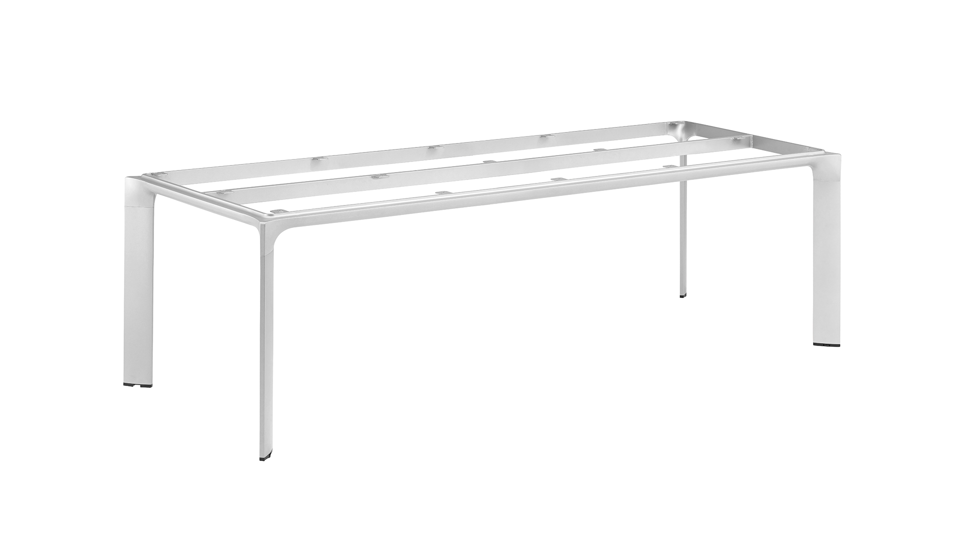 Table frame 220x95 cm, silver