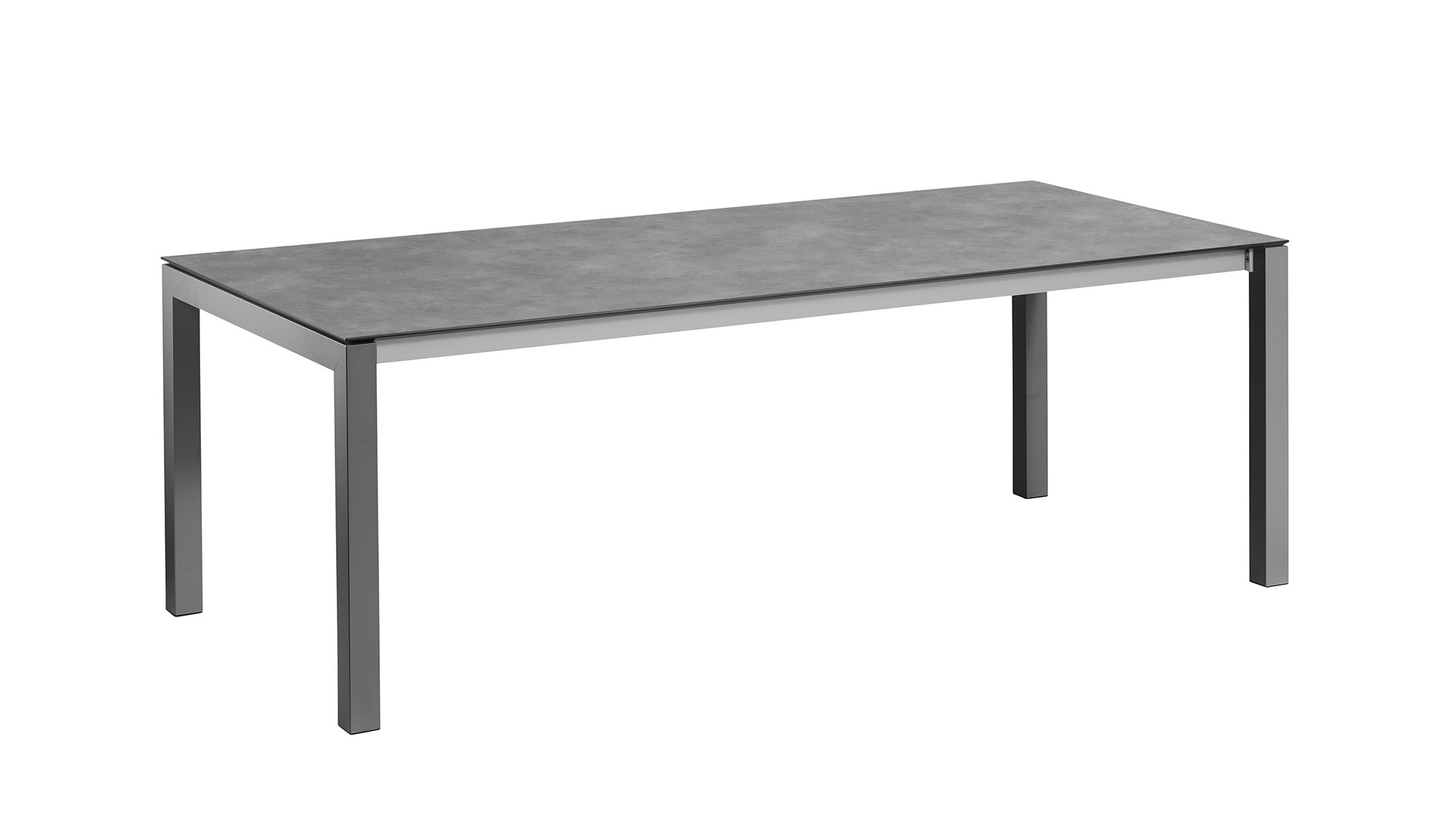 HPL extendable table 210/270/330x95 cm with butter