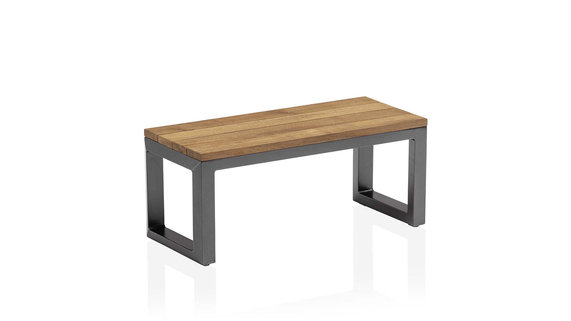 Side table w. Teak FSC® 100% top, anthracite