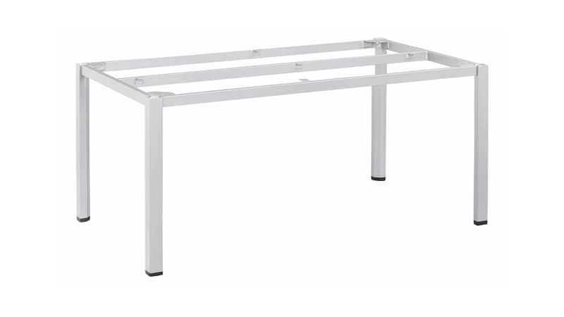 Table frame 160x95x72 cm, silver