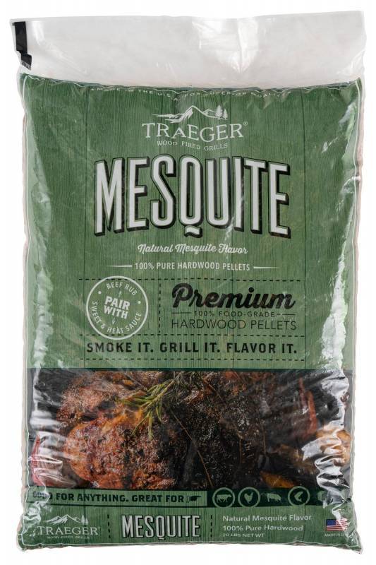 HARDWOOD PELLETS MESQUITE, 9 KG BAG