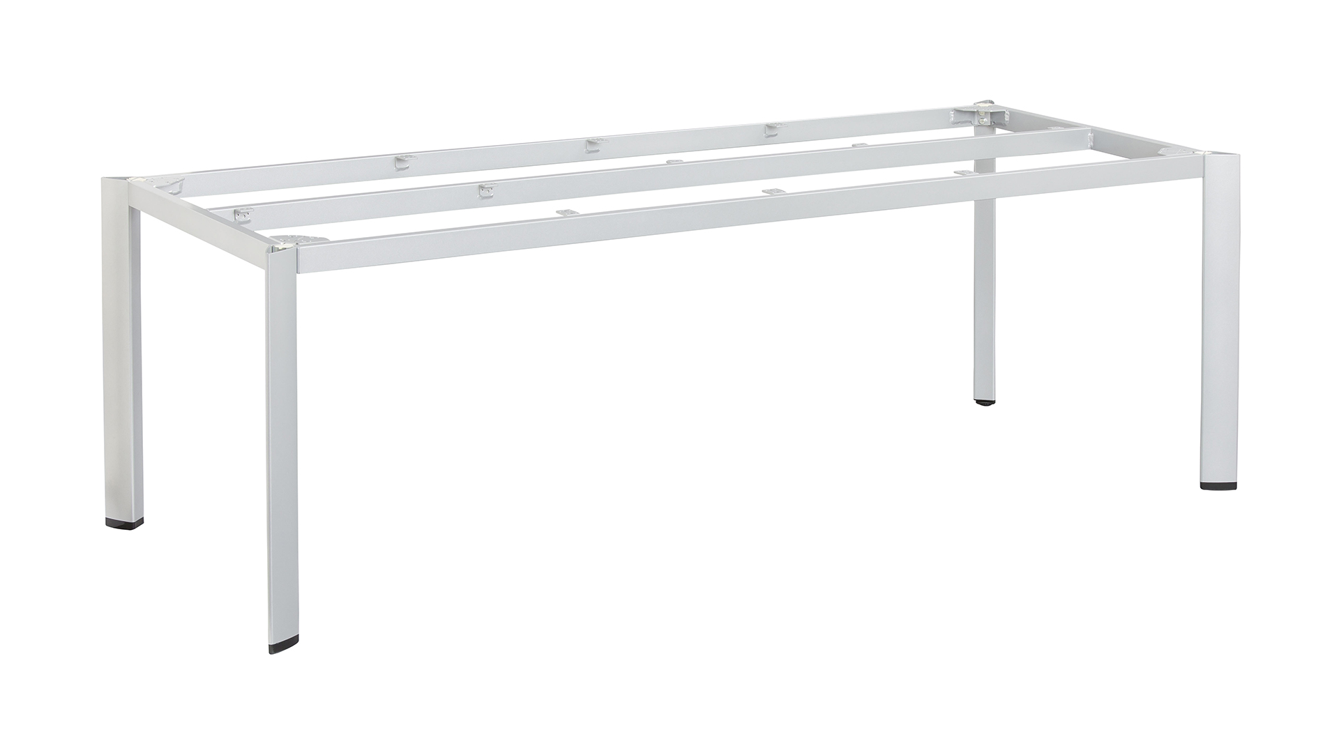 Table frame 220x95x72 cm, silver