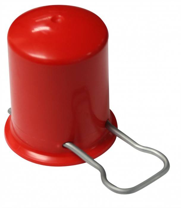 Plastic protective cap red