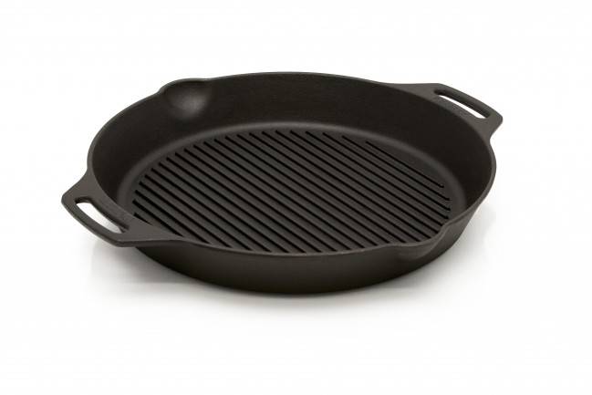 Grill fire pan gp35h with two handles