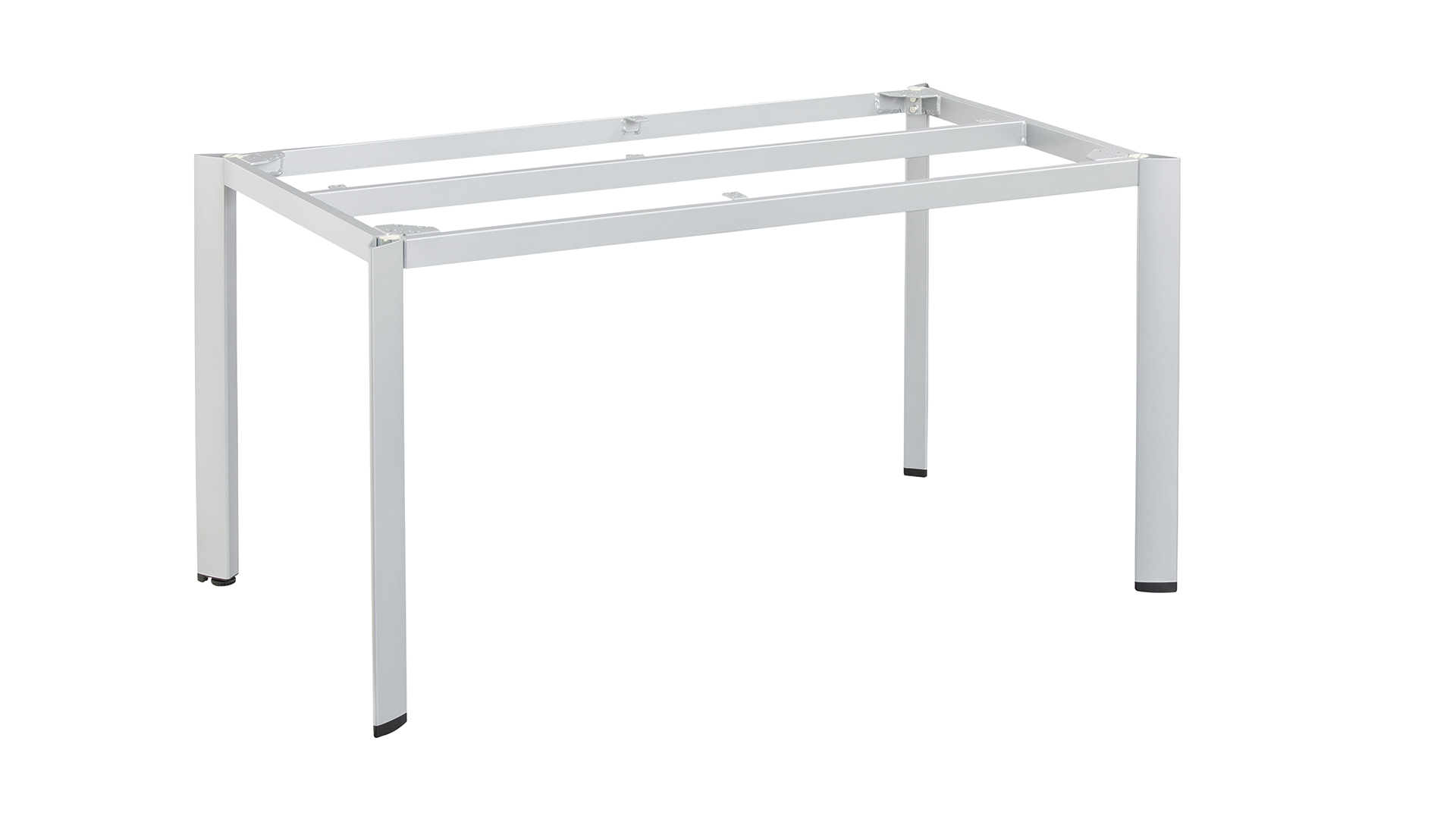 Table frame 140x70x72 cm, silver