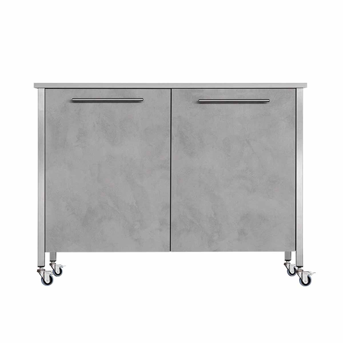 THE CLASSIC Outdoor kitchen cabinet with doors 120