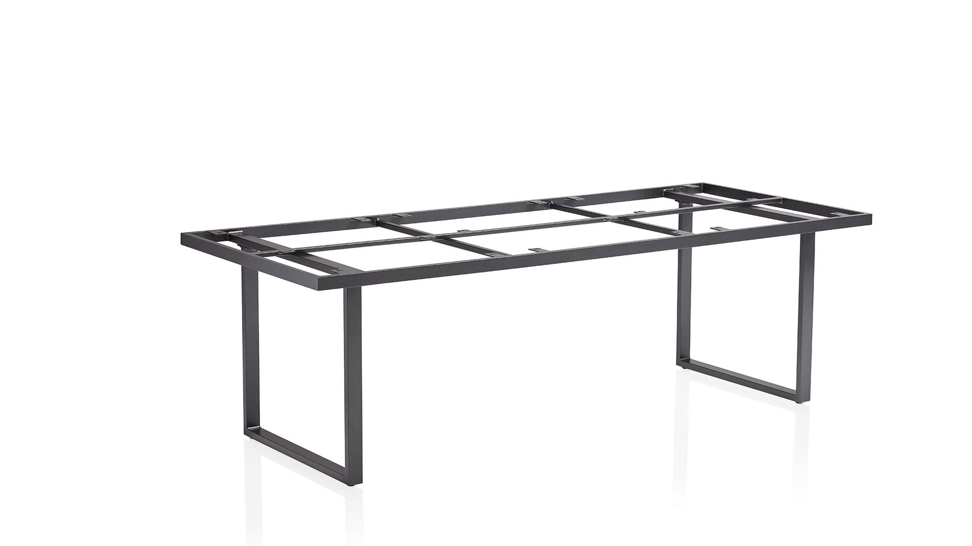 Casual dining table frame 220x95x68 cm, anthracite