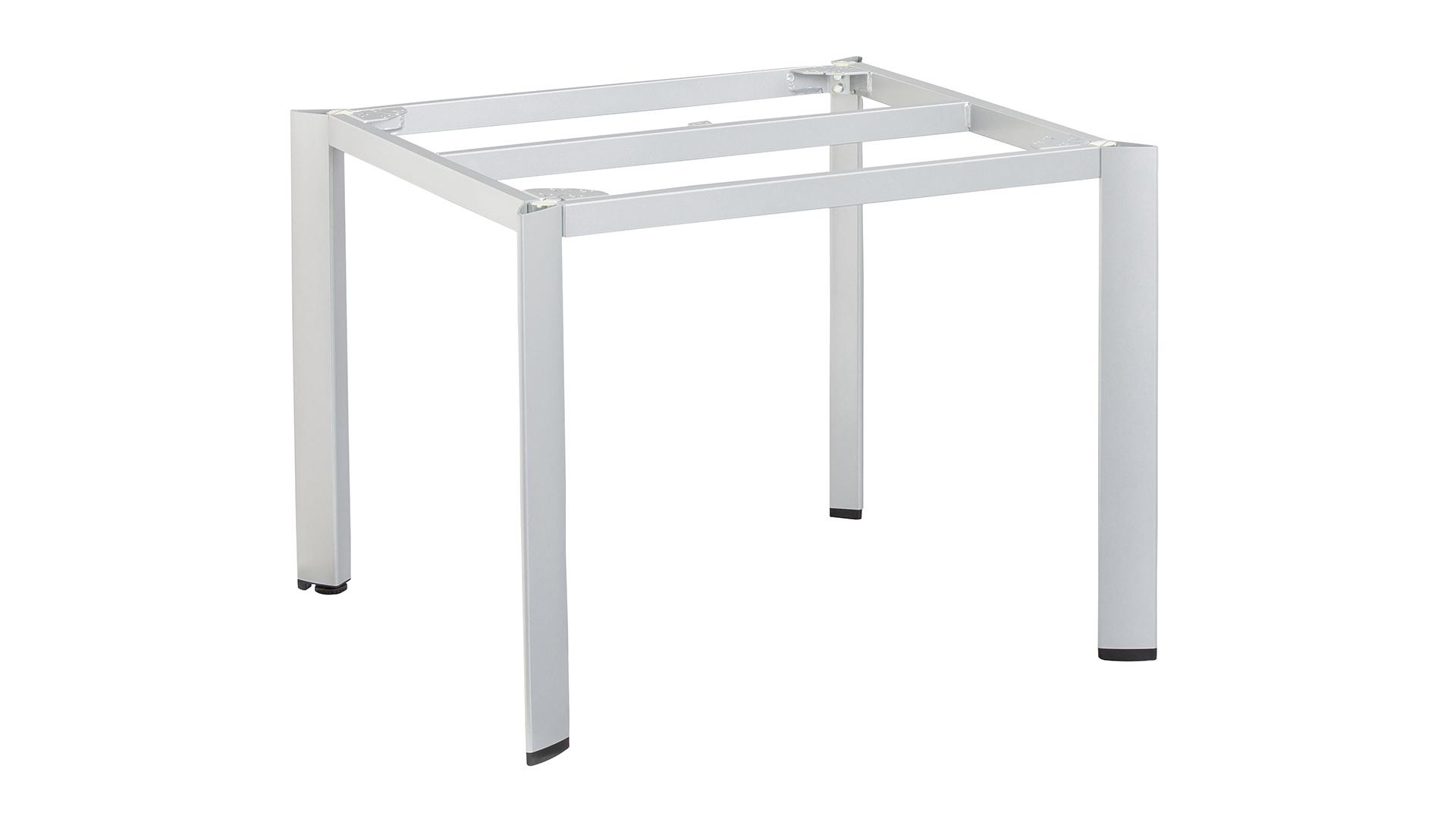 Table frame 95x95x72 cm, silver